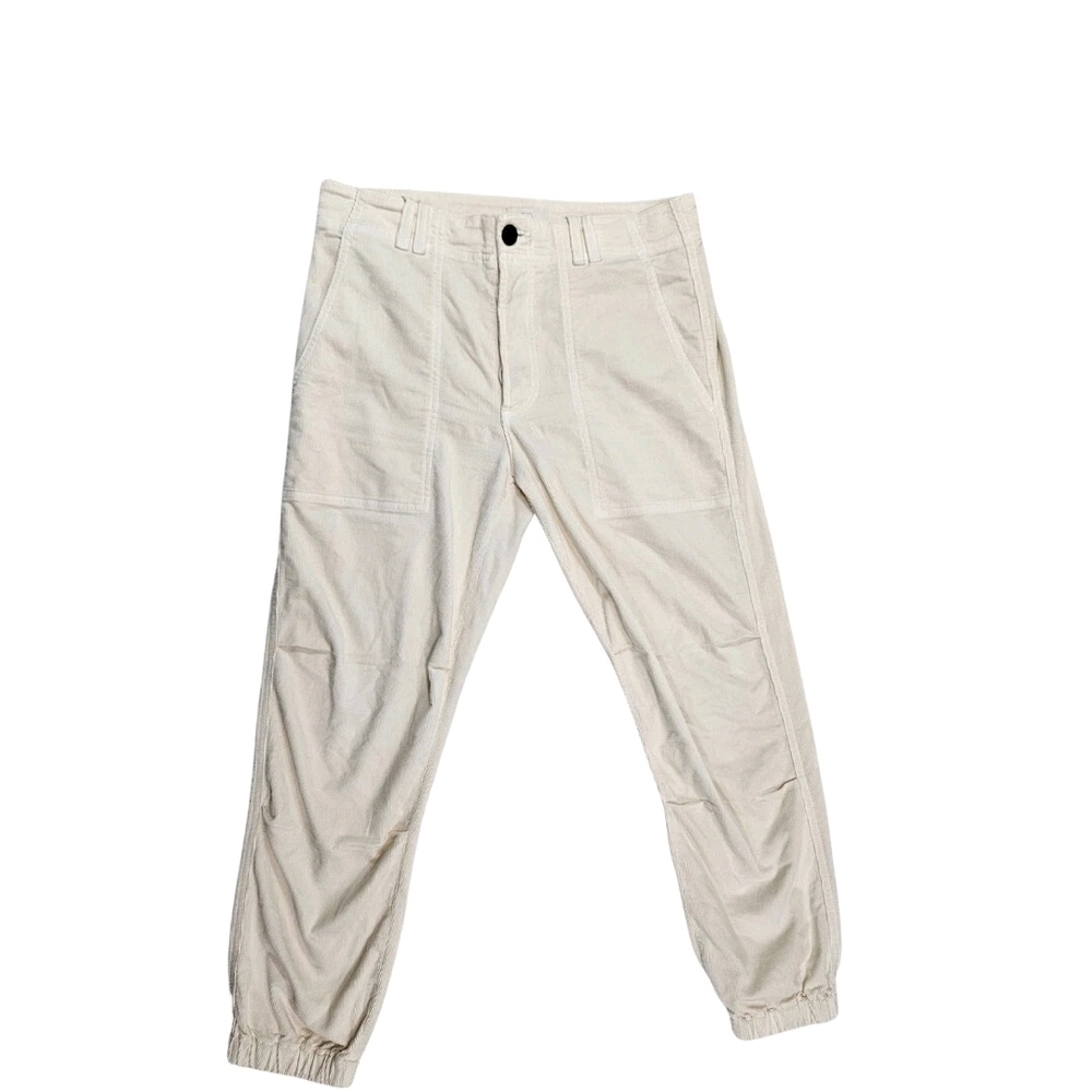 Citizens Of Humanity Agni Cream Crop Corduroy Utility Jogger Pants